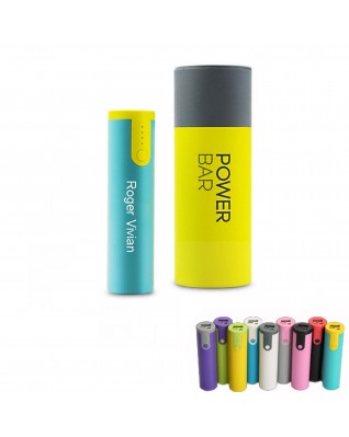 2600mAh Plastic Power Bank With LED Flashlight And SOS Function