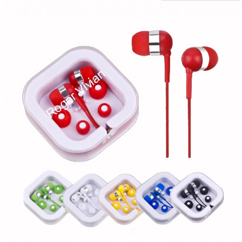 Color Pop Earbuds With Case