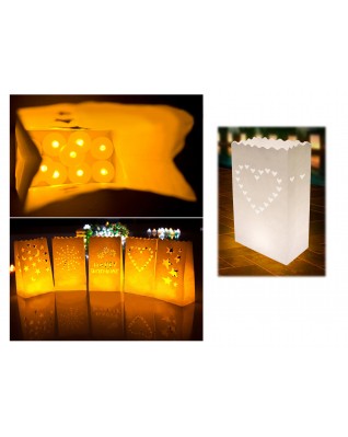 Flame Resistant Luminary Candle Bag
