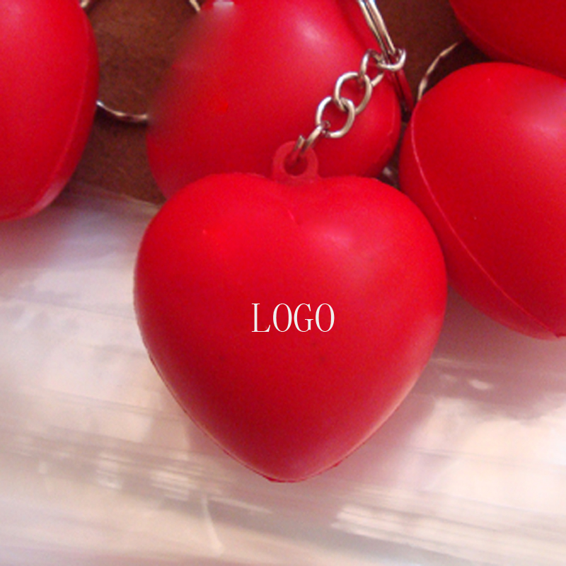 Red Heart Shaped Stress Ball