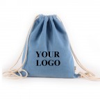 Cotton Canvas Drawstring Backpack