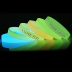 Glowing Silicone Custom Wristbands
