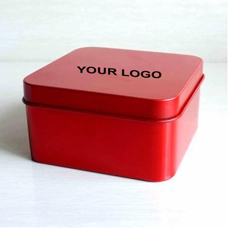 Small Square Empty Mint Tin With Custom Logo