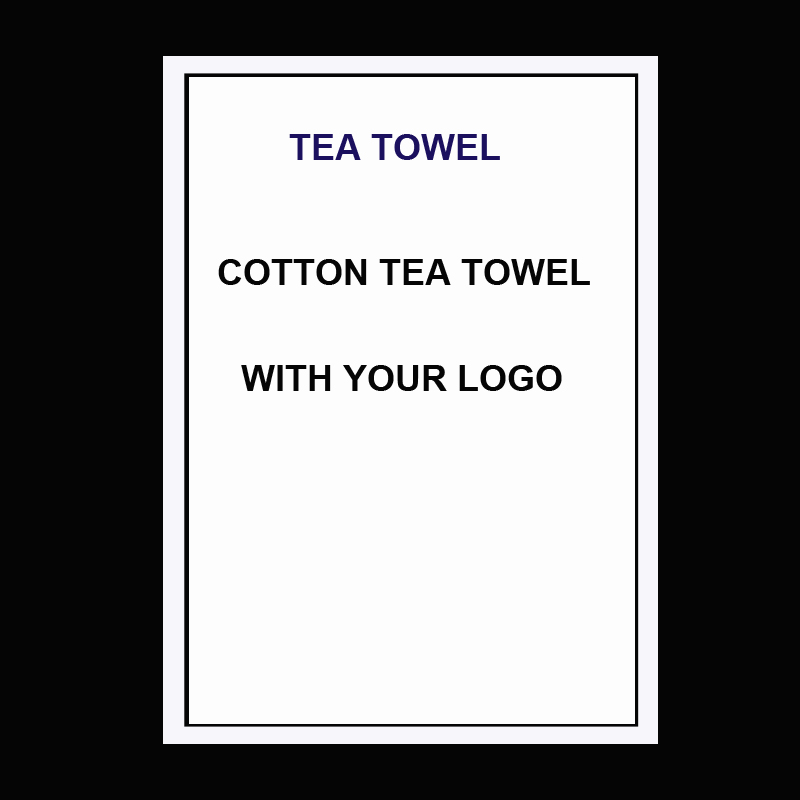 Cotton Printed Tea Towel