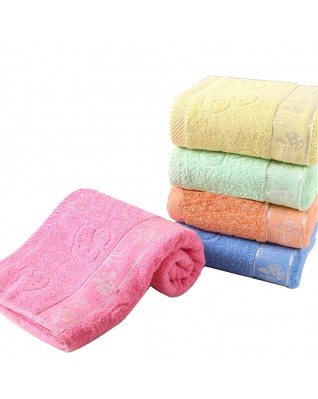 Mushroom Jacquard Cotton Bath Towel