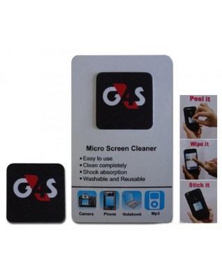 Superfine fibre adhensive cell phone screen clearner