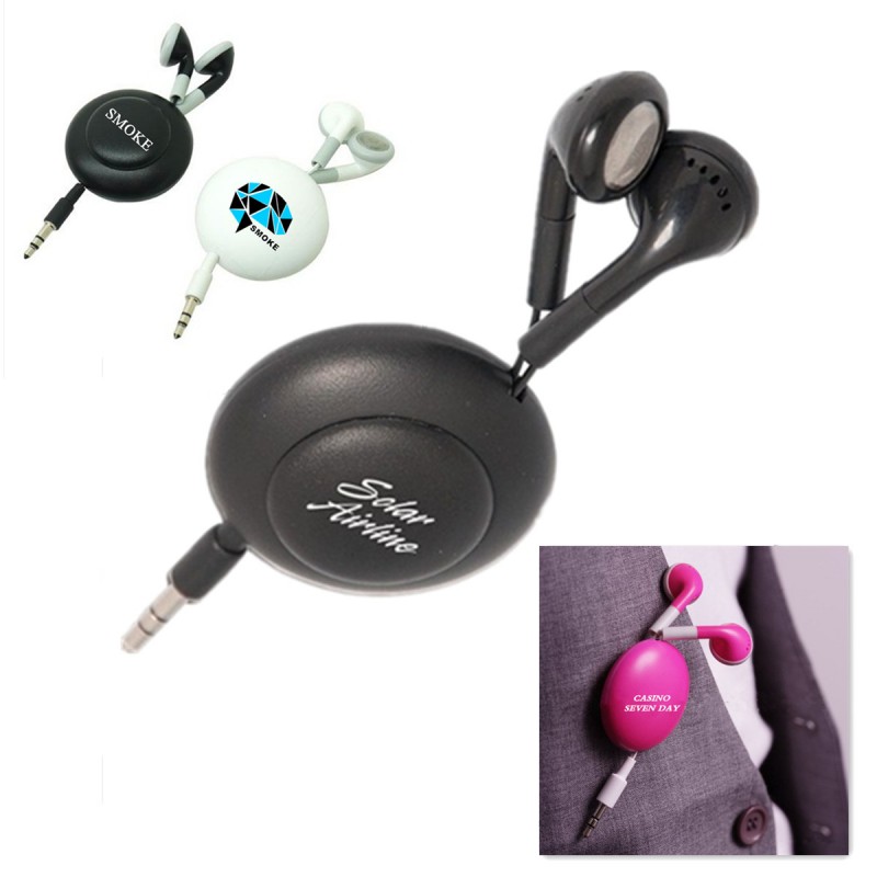 Magnetic Retractable Earphones