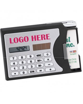 Calculator/Business Card Holder