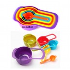 6pcs Colorful Measure Spoon Scoop