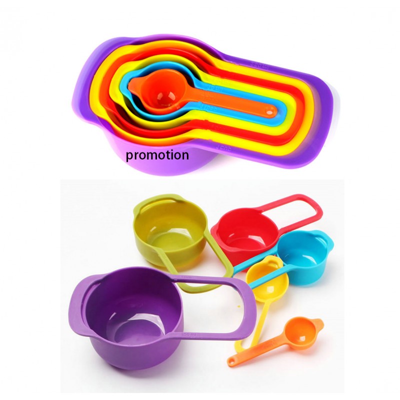 6pcs Colorful Measure Spoon Scoop