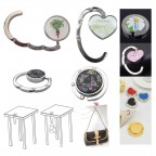 Polished Metal Purse Hook