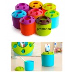 Plastic Pen Container Pen Cup Pen Holder Toothbrush Holder