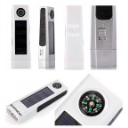 Solar Powered Flash light with compass