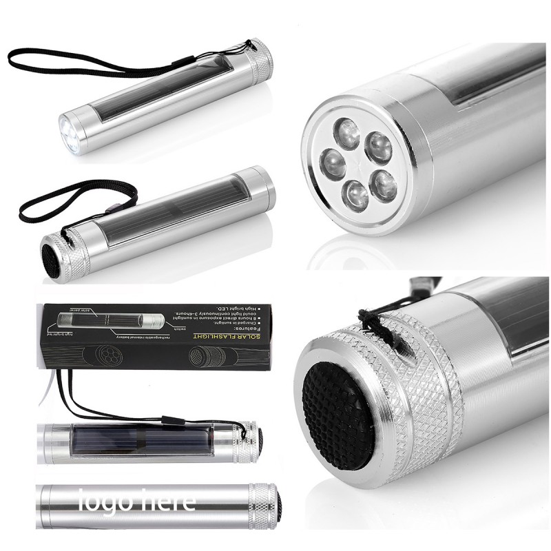 Solar LED Flashlight