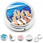 Round Pill Holder Case Pill Box