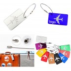 Aluminum Luggage Tag with screw-locker