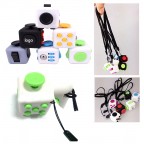 Mini Fidget Cube With Lanyard
