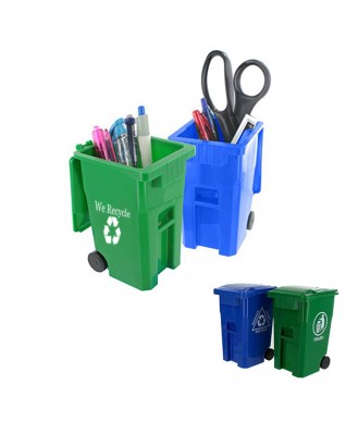 Mini Wheelie Trash Can Storage Bin