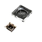 Square Crystal Ashtray