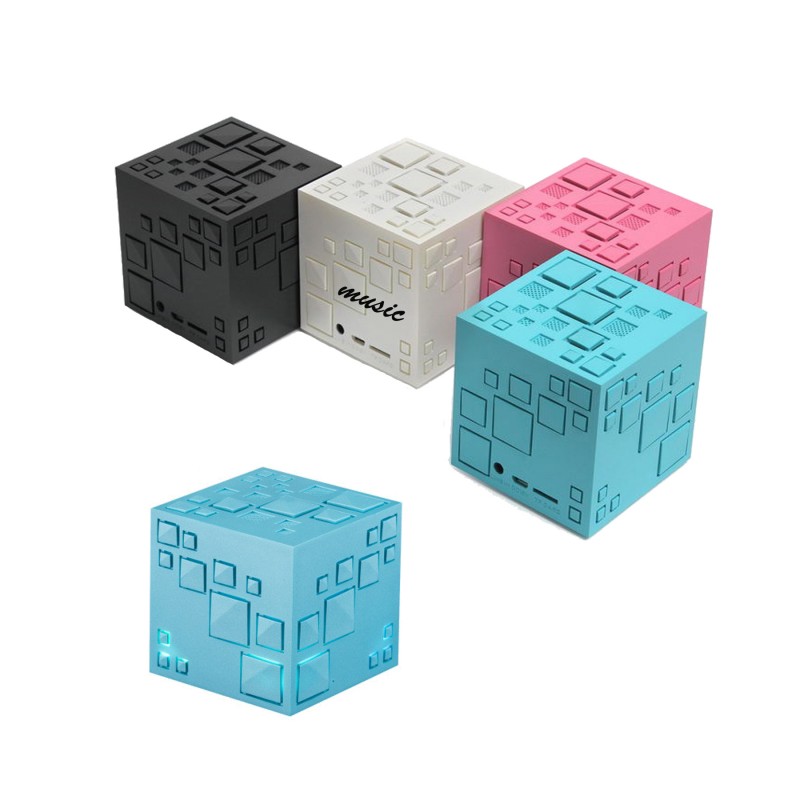 Wireless Magic Cube Bluetooth Speaker With LED light And Phone Handsfree