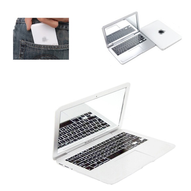 Cute MAKEUP Mini Pocket Laptop Style Mirror 