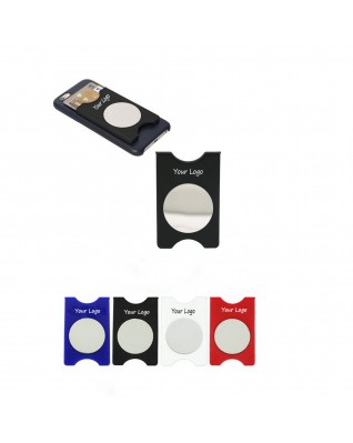 Fashion Mobile Phone Card Pouch With Mirror