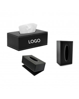 PU Leather Tissue Box Holder