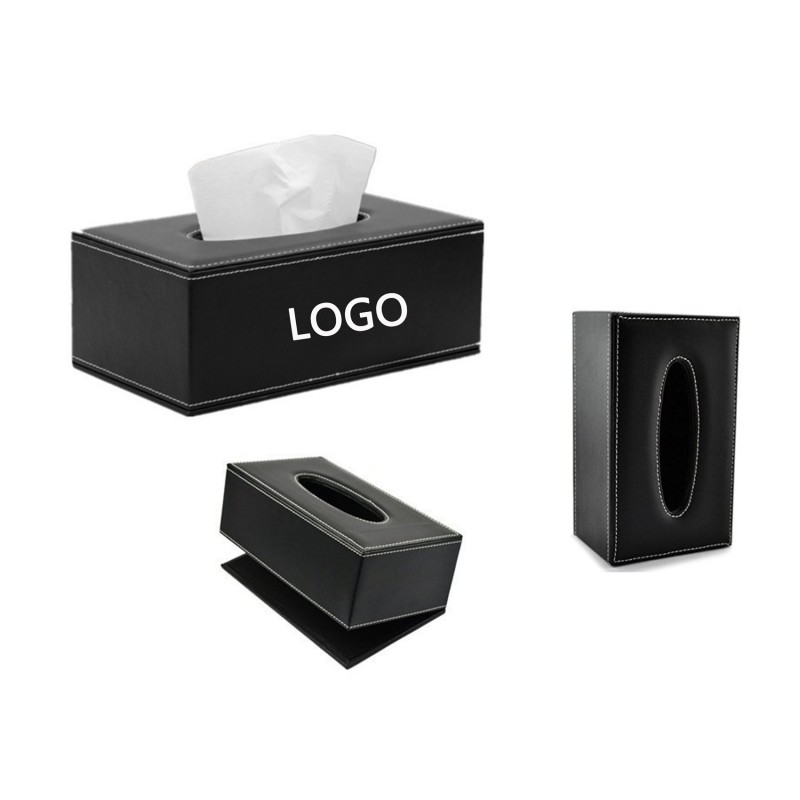 PU Leather Tissue Box Holder