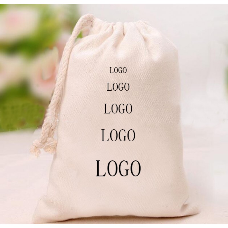 Custom Printed  Canvas  Gift Bag