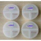 3 Slots Round Pill/Drug Box Case Storage Dispenser Holder Organizer