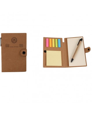 Kraft Paper Notepad with pen