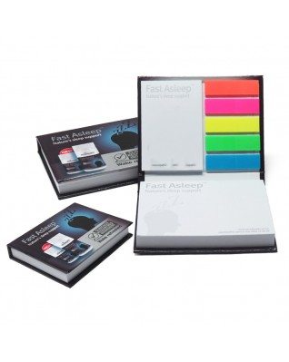 Sticky Notepad w/ Hard Cover
