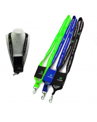 3/4"W Lanyard w/ Phone Pouch Holder