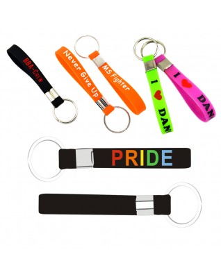 Silicone Wristband Keychain