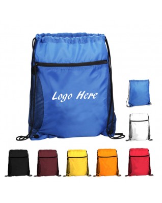 Sport Blue Pack Drawstring Tote Bag