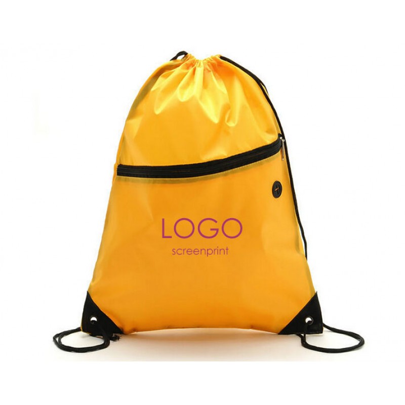 Drawstring Backpack Blue 