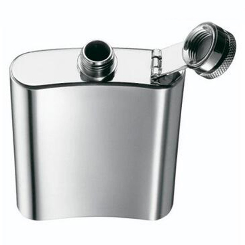 8oz Stainless Steel Hip Pocket Whiskey Flask
