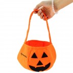 Halloween Pumpkin Bag Basket