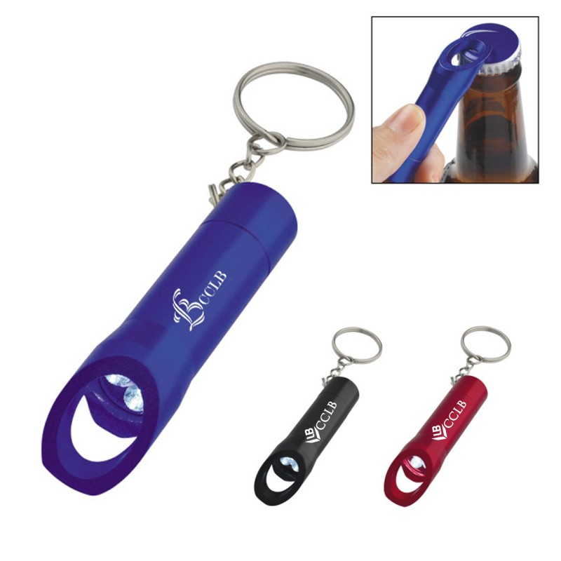 Led Flashlight Bottle Opener Key chain