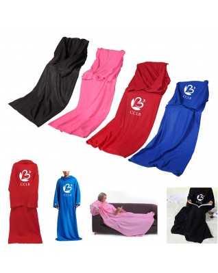 Fleece Blanket W/ Sleeves