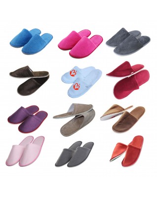 Disposable Close-toe Hotel Slipper fleece
