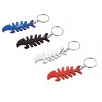 Fish Bone Style Bottle Opening Key Chain