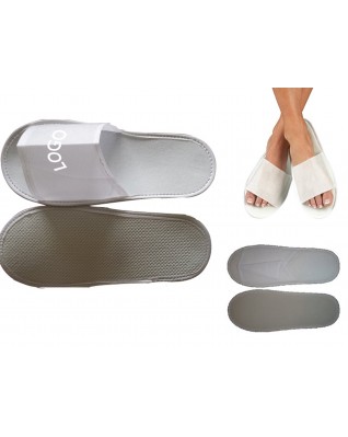 Disposable EVA Non Woven Opened Toe Slipper Salon/SPA/Pedicure