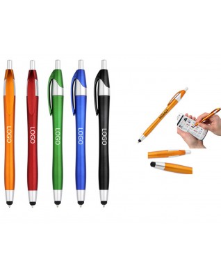 Screen Cleaning Stylus with Ballpoint pen