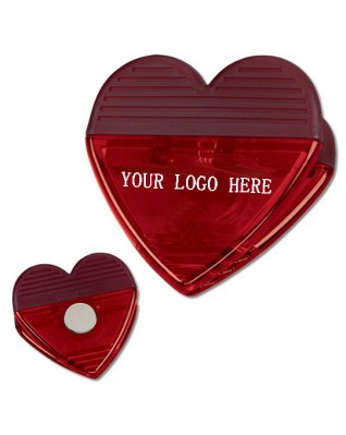 Heart Magnetic Memo Clip
