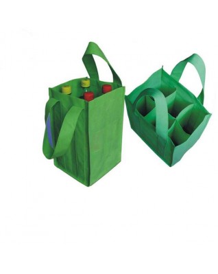 Non-Woven 6-Bottle Wine Tote