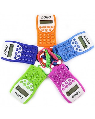 Pocket Digital Calculator With Strap