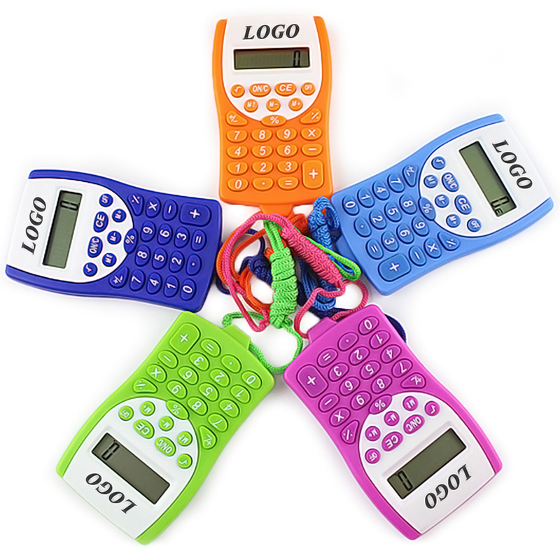 Pocket Digital Calculator With Strap