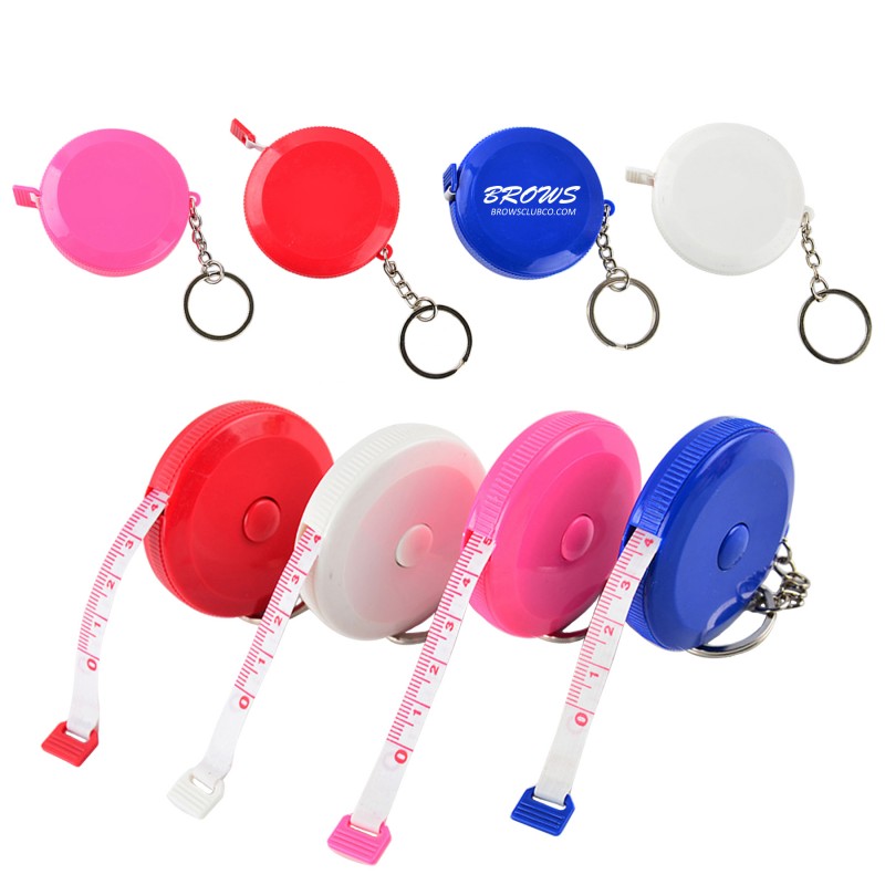 Retractable Ruler Measuring Tape With Keychain 