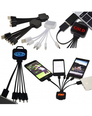 5-In-1 Charging Cable with LED Light LOGO